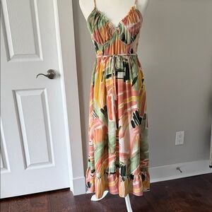 Spring strappy boutique dress M